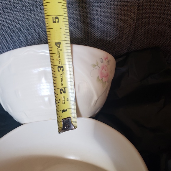 3 Pfaltzgraff Basketweave Serving or Big Cereal Bowl Stoneware 7 1/2' - Picture 8 of 8